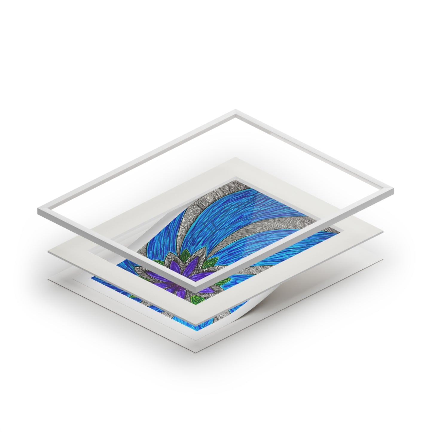 Fine Art Prints (Passepartout Paper Frame)