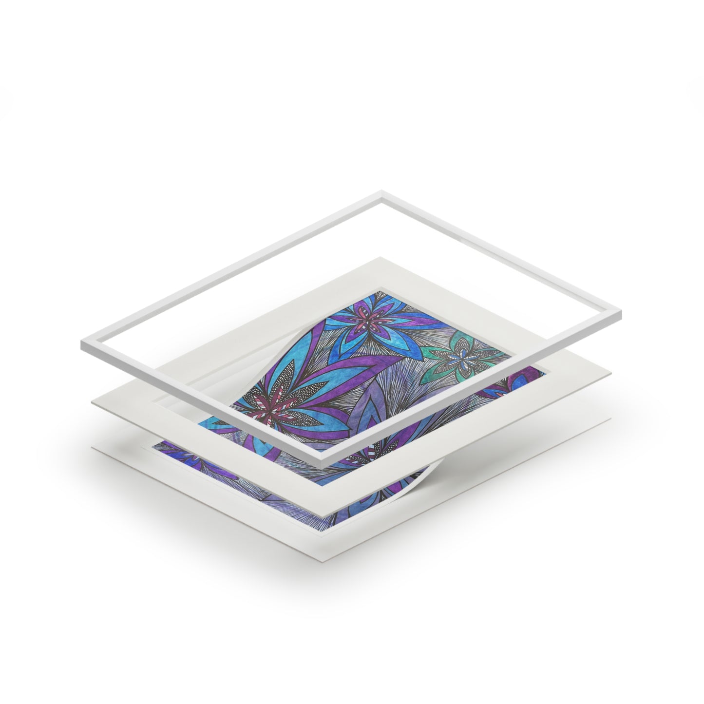 Fine Art Prints (Passepartout Paper Frame)