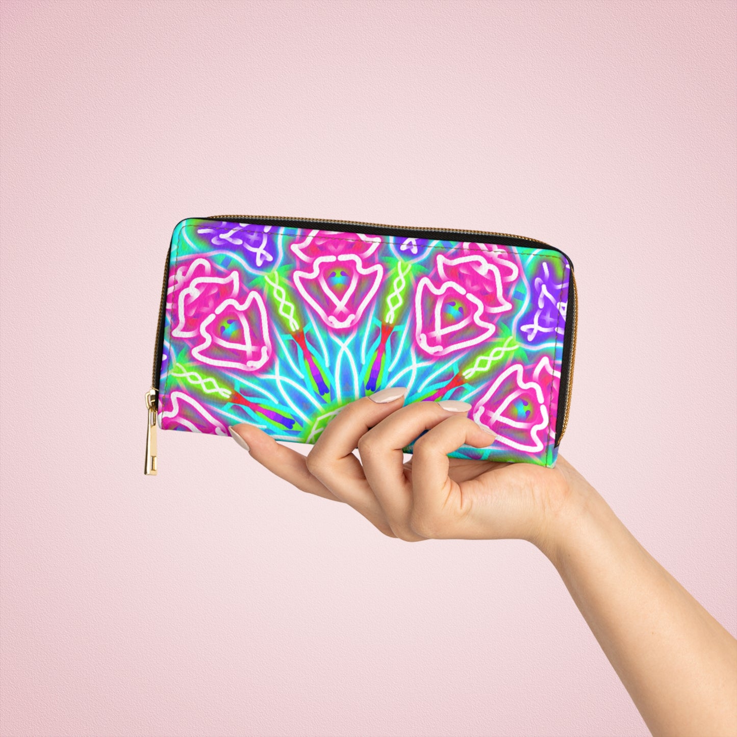 Kaleidoscopes design Zipper Wallet