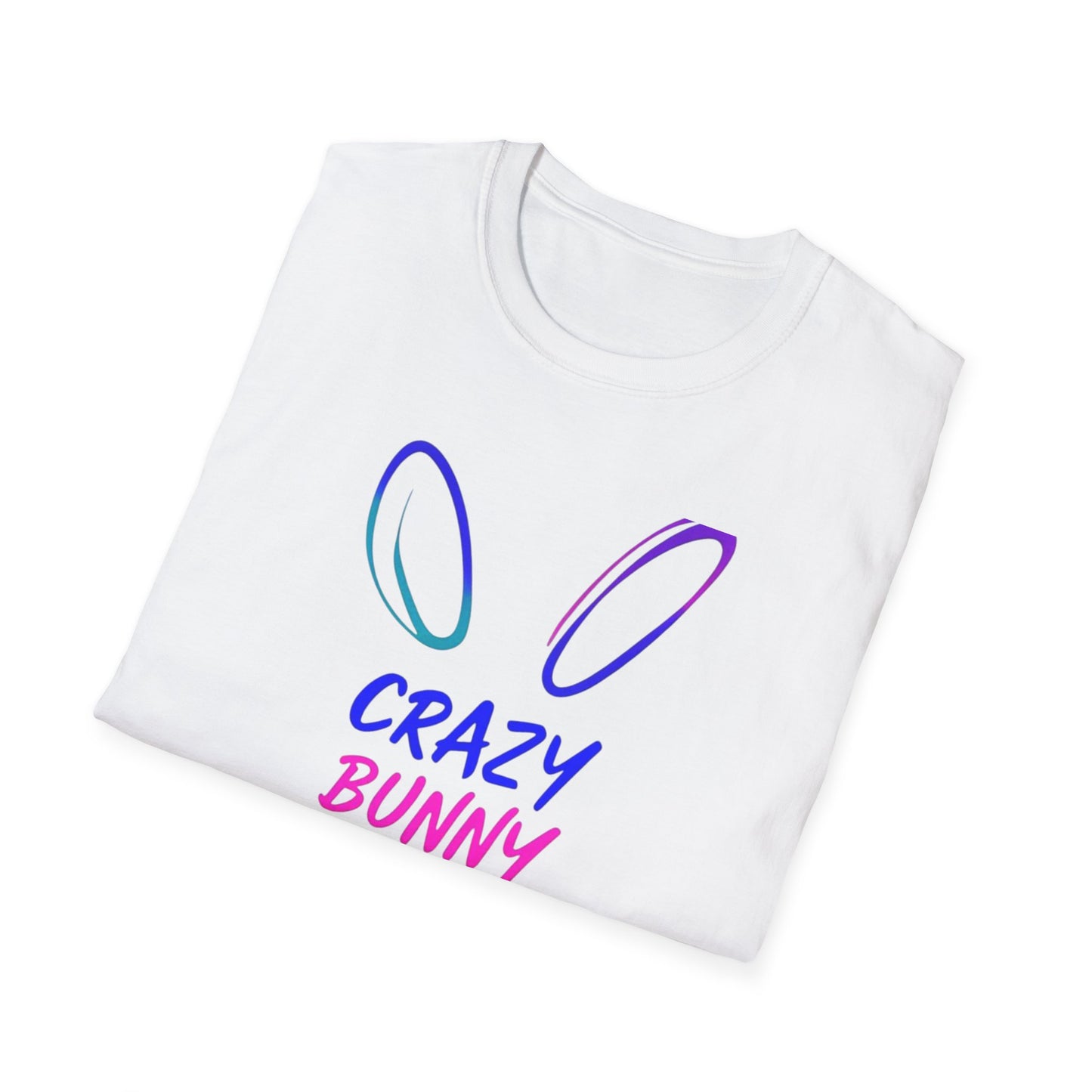 Crazy Bunny Lady T-Shirt, Funny Quote Bunny Lover Tee, Rabbit Obsessed Shirt, Hilarious Bunny Graphic Top, Animal Enthusiast Gift