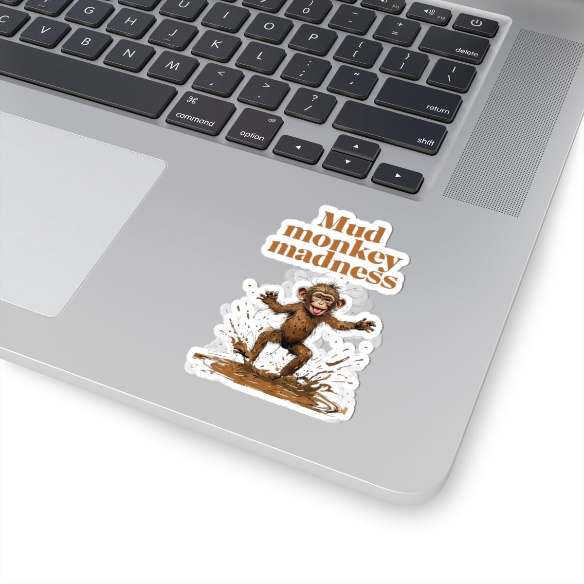 Mud Monkey Madness Stickers - Fun, Playful Decals for Kids, Laptop, Water Bottles, Gifts, Home Decor