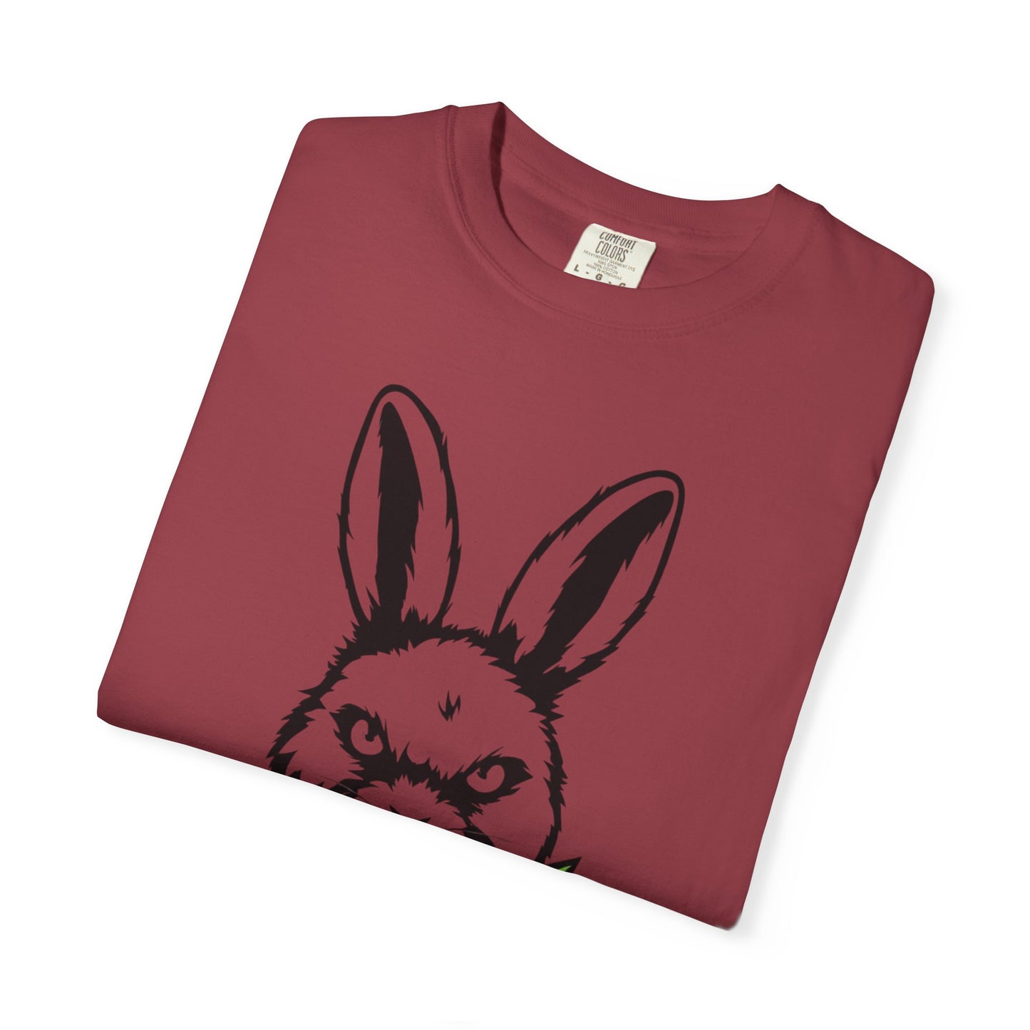 Funny Bunny Unisex T-shirt, Evil Rabbit Tee, Bunny Lover Gift, Rabbit Graphic Shirt, Animal Theme Top