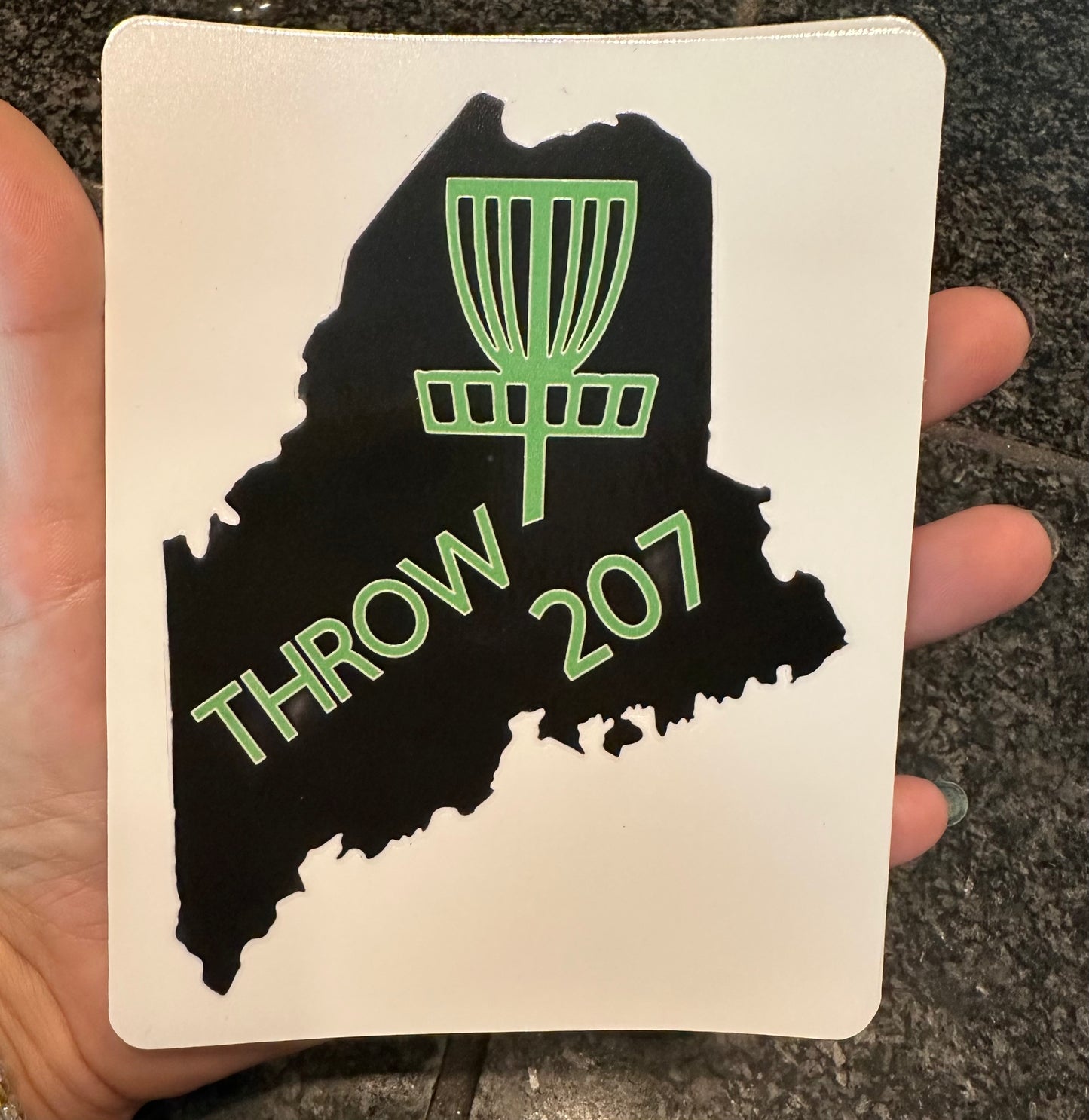 Disc Golf bumper sticker