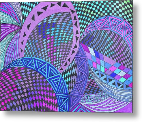 Checkers - Metal Print