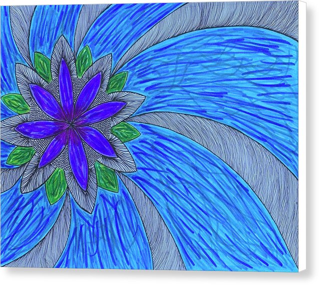 Shining Flower - Canvas Print