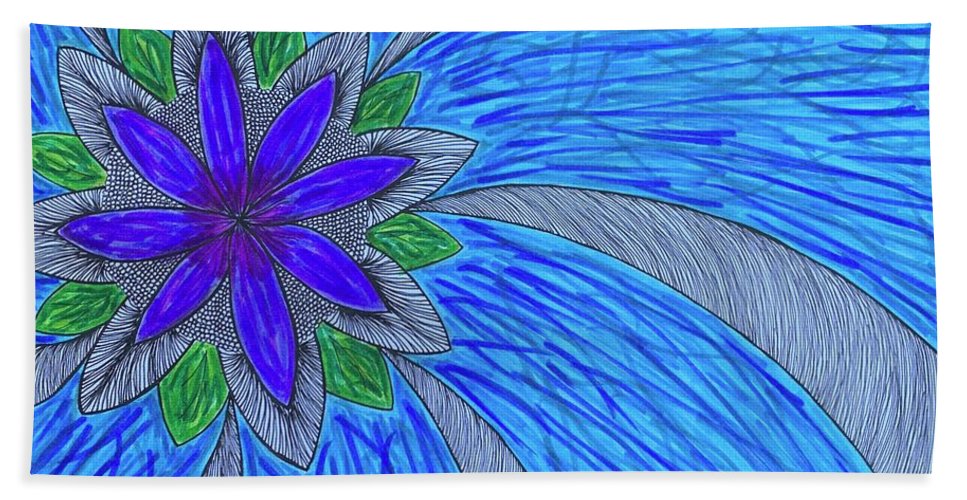 Shining Flower - Bath Towel