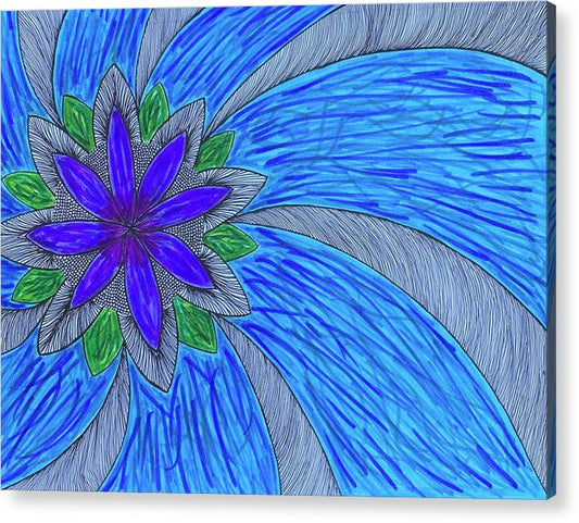 Shining Flower - Acrylic Print