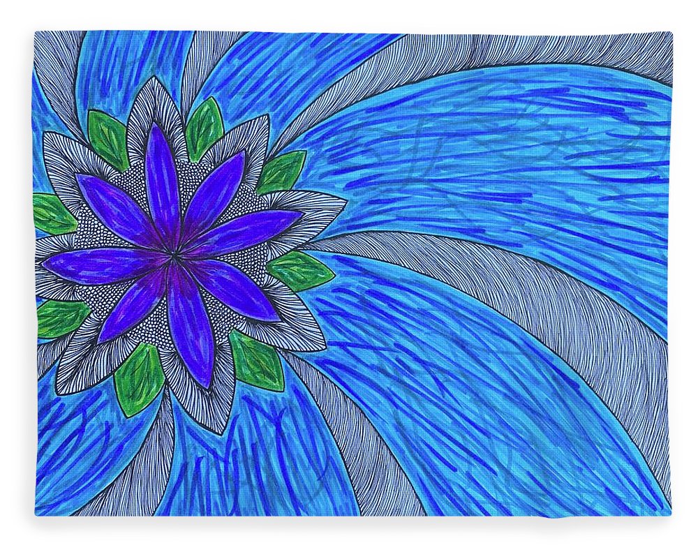 Shining Flower - Blanket