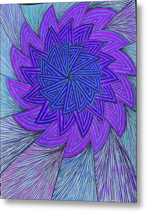 Spinning  - Metal Print