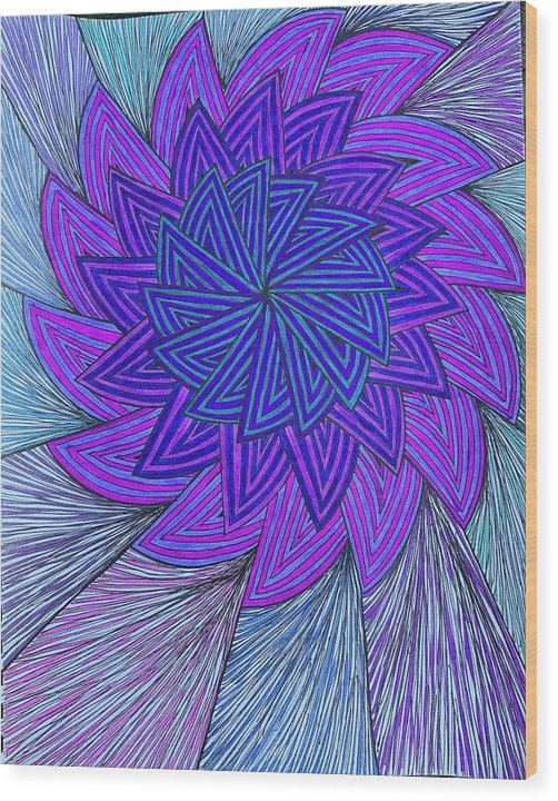 Spinning  - Wood Print