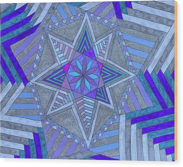 Star Shine  - Wood Print