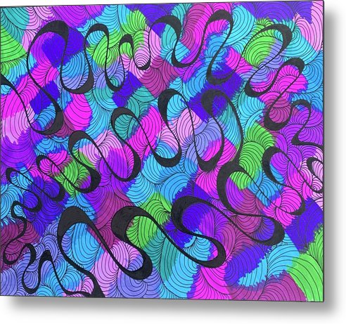 Up And Down  - Metal Print