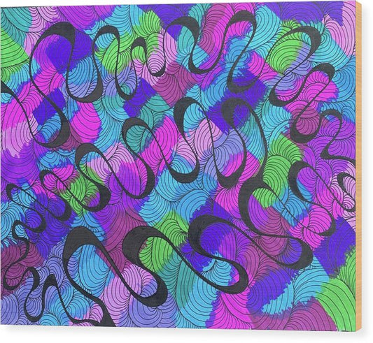 Up And Down  - Wood Print